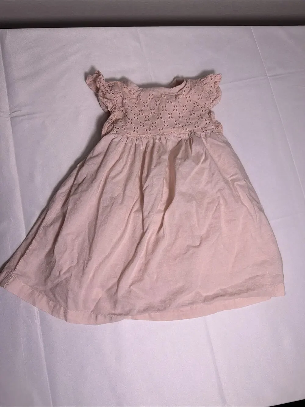 Carters Baby Girls Size 12months Light Pink Dress